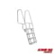 Extreme Max Extreme Max 3005.3913 Deluxe Flip-Up Dock Ladder with Welded Step Assembly - 4-Step 3005.3913 - alternate 1